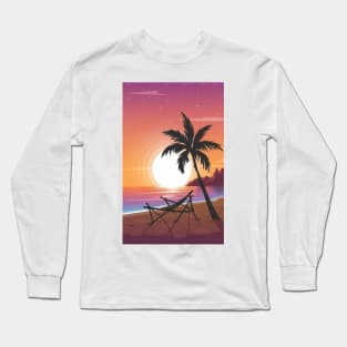 Sunset at the beach Long Sleeve T-Shirt